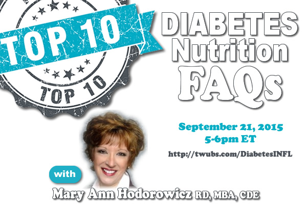 Top 10 Diabetes Nutrition FAQs